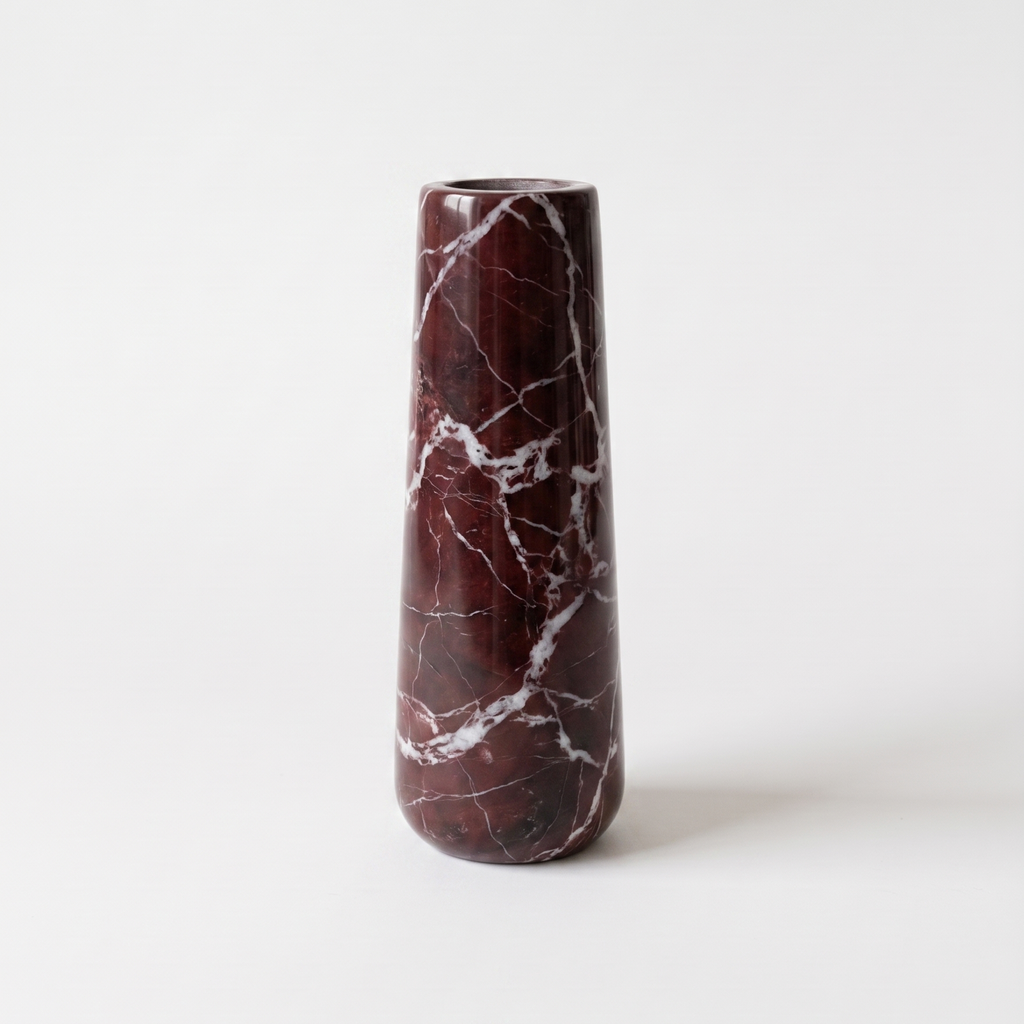 Rosso Levanto Marble Vase