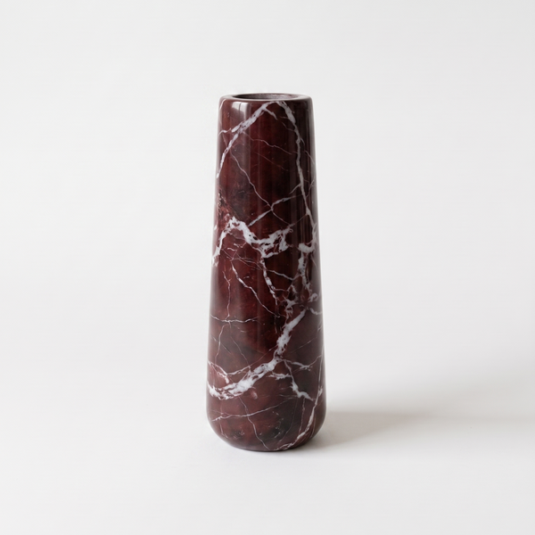 Rosso Levanto Marble Vase